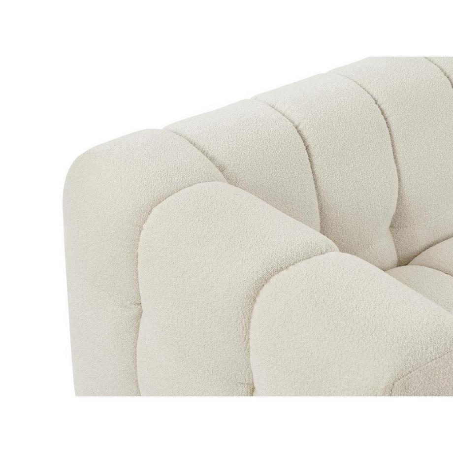 PASCAL MORABITO Sofa 3-Sitzer - Bouclé-Stoff - Elfenbeinfarben - LERICI von PASCAL MORABITO  
