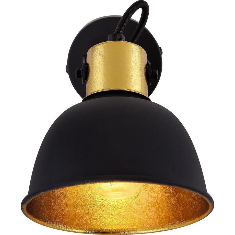 mutoni Spot Fillo métal noir 1xE14  