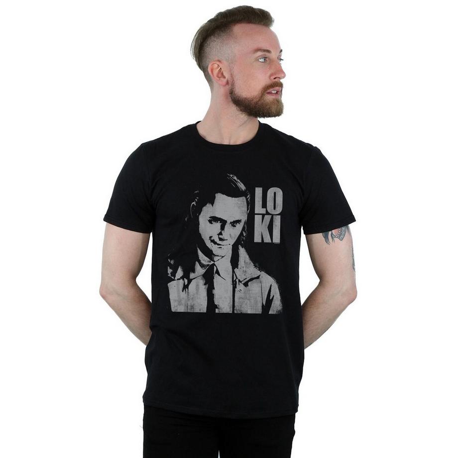 MARVEL Loki T-Shirt Stampata Maniche Corte  