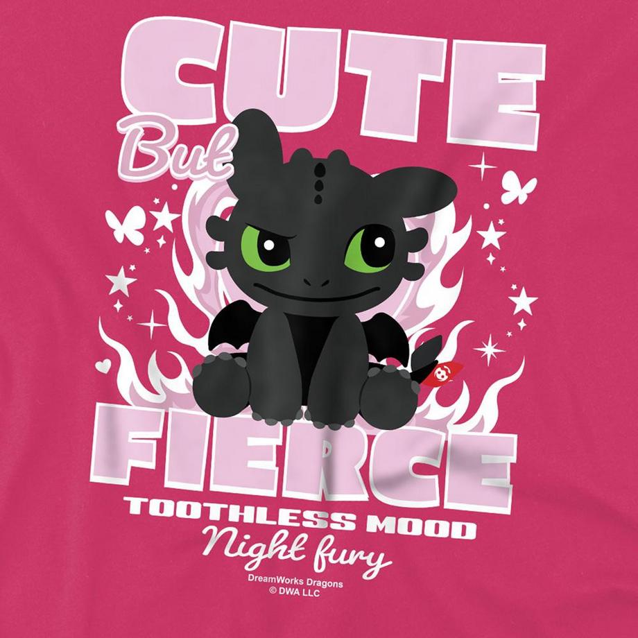 DRAGONS  Cute But Fierce Maglietta Toothless 