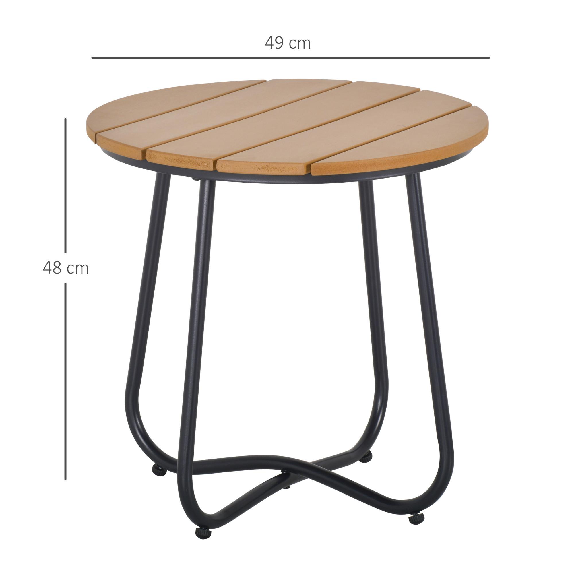 Outsunny Table d'appoint de jardin  