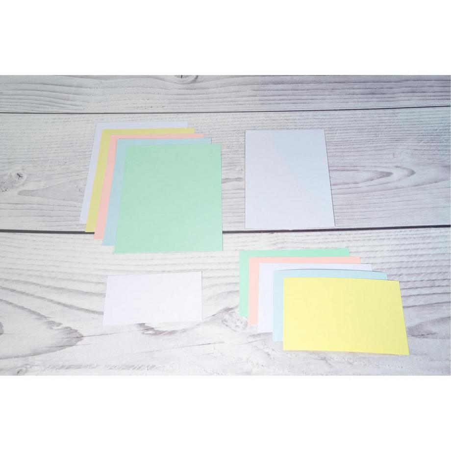 Exacompta Confezione 100 cartoncini bristol - bianco senza righe senza perforazione 148x210mm - x 10  