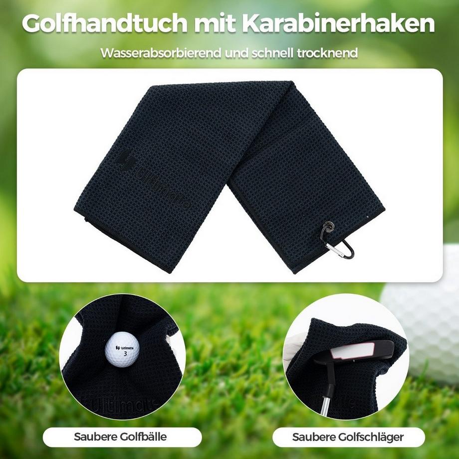 B2X  Komplettes Golf Geschenkset  Golf-Zubehör Set mit 3 Golfbällen Golfgeschenk in Geschenkbox 