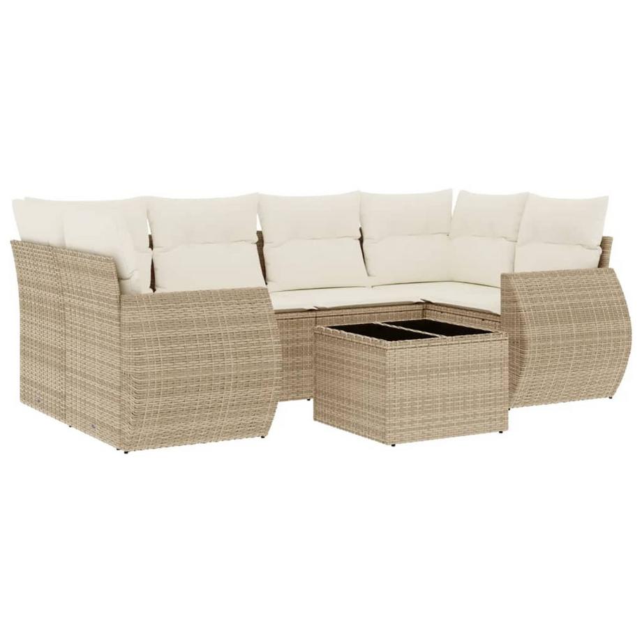 set divano da giardino Polirattan