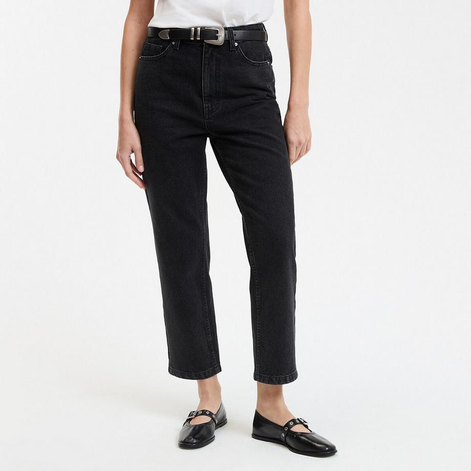 La Redoute Collections Gerade High-Waist 7/8 Länge Jeans  