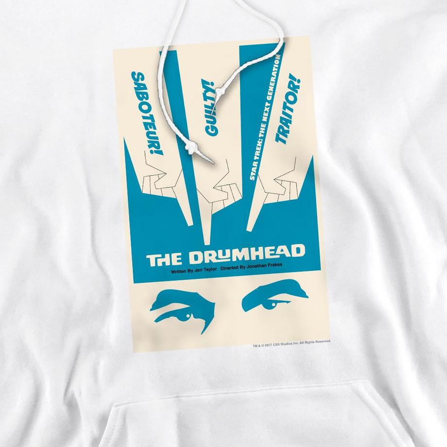 Star Trek The Next Generation Season 4 Episode 21 Felpa con cappuccio  