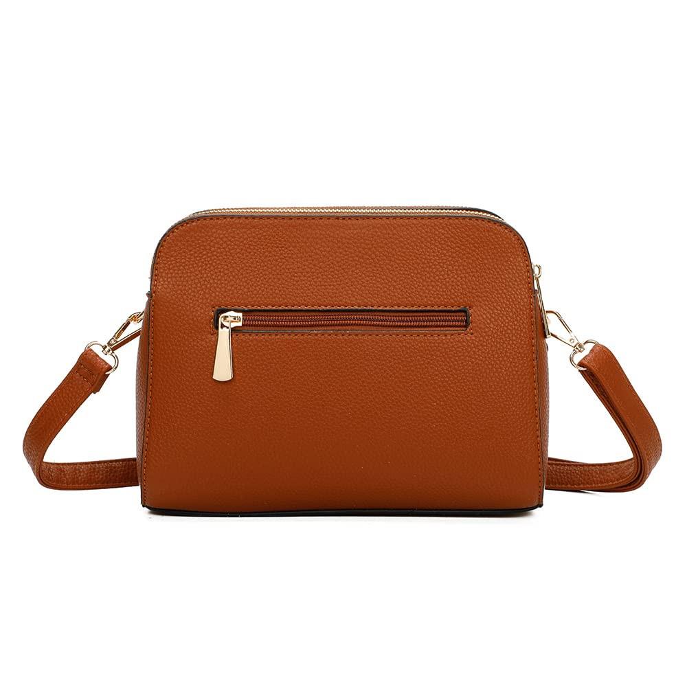 Only-bags.store Solide PU Leder Umhängetasche  