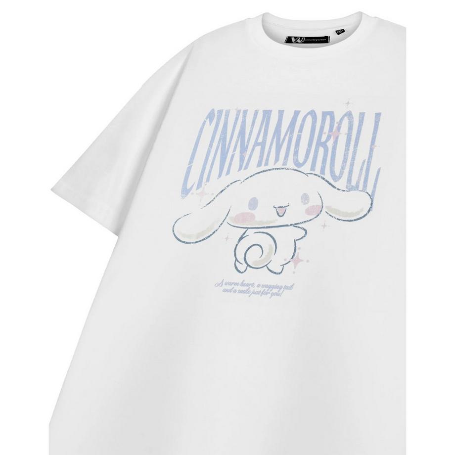 Hello Kitty T-shirt con Stampa Grafica Cinnamoroll  