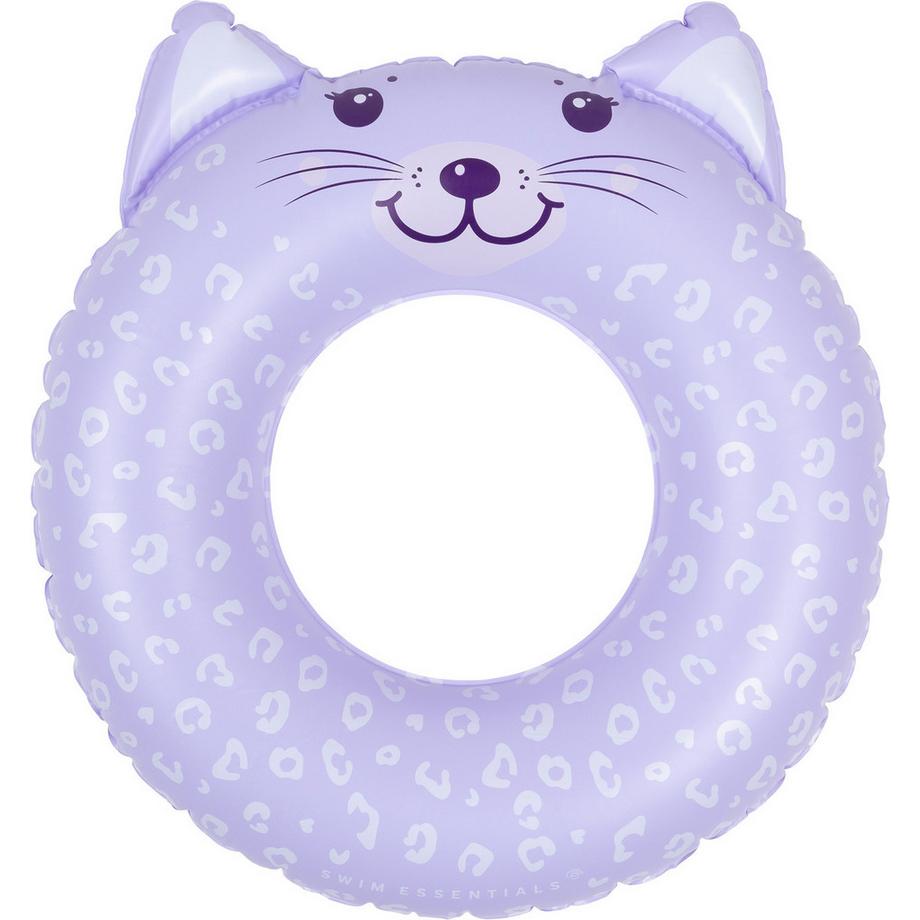 Bouée de natation 55cm Lila Leopard