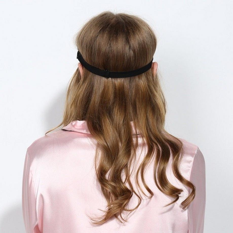 eStore  Masque de sommeil en soie - Noir 