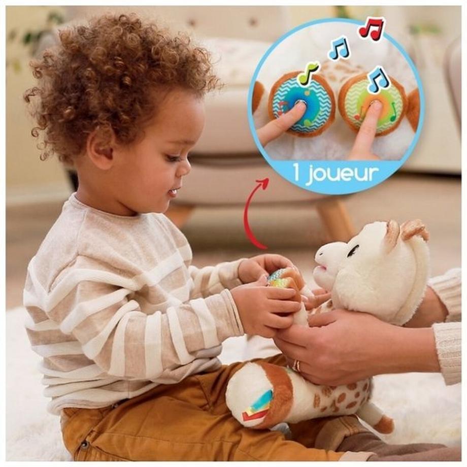 Sophie la girafe  Sophie La Giraffe Touch und Musik Plüsch 