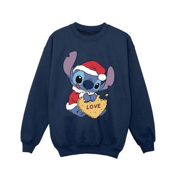 Lilo And Stitch Christmas Love Biscuit Sweatshirt