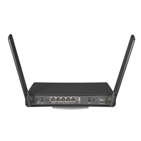 MikroTik  hAP ac³ WLAN-Router Gigabit Ethernet Dual-Band (2,4 GHz/5 GHz) Schwarz 