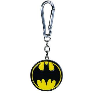 BATMAN 3D Logo Portachiavi Moschettone  