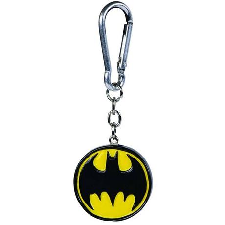 BATMAN 3D Logo Portachiavi Moschettone  