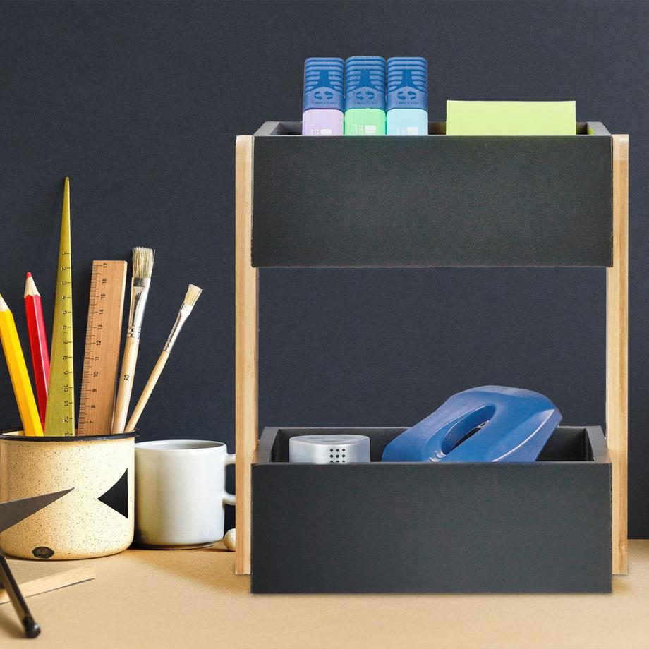 B2X Schreibtischorganisation 2 Fächer  