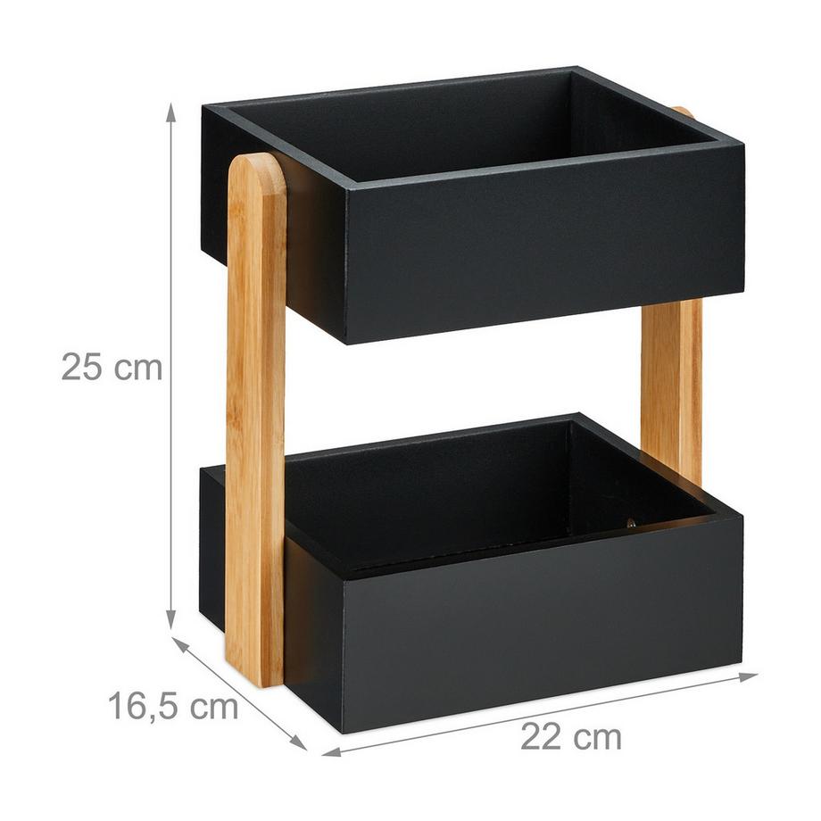 B2X Schreibtischorganisation 2 Fächer  