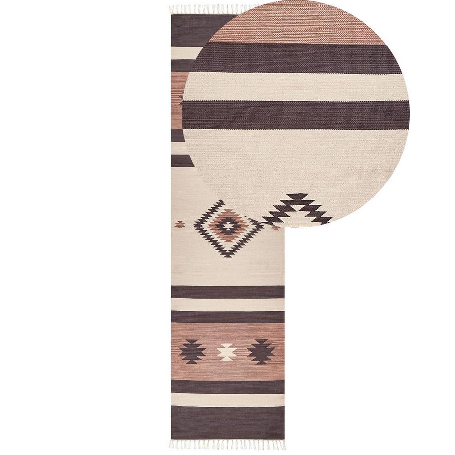 Beliani Tapis en Coton Traditionnel ARAGATS  