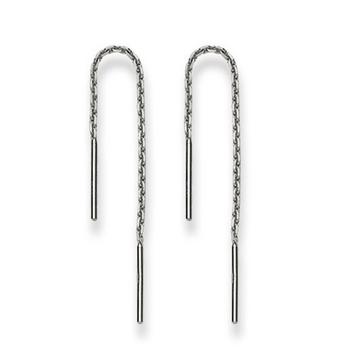 Ohrhänger Weissgold 750, 57mm