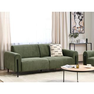 Beliani 3 Sitzer Sofa aus Cord Modern ASKIM  