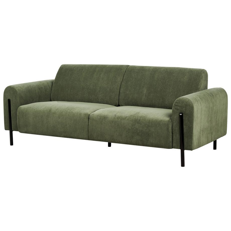Beliani 3 Sitzer Sofa aus Cord Retro ASKIM  