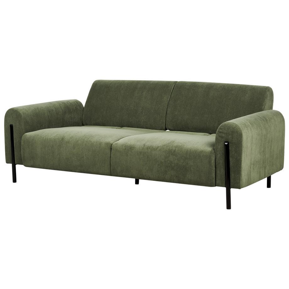 Beliani 3 Sitzer Sofa aus Cord Retro ASKIM  