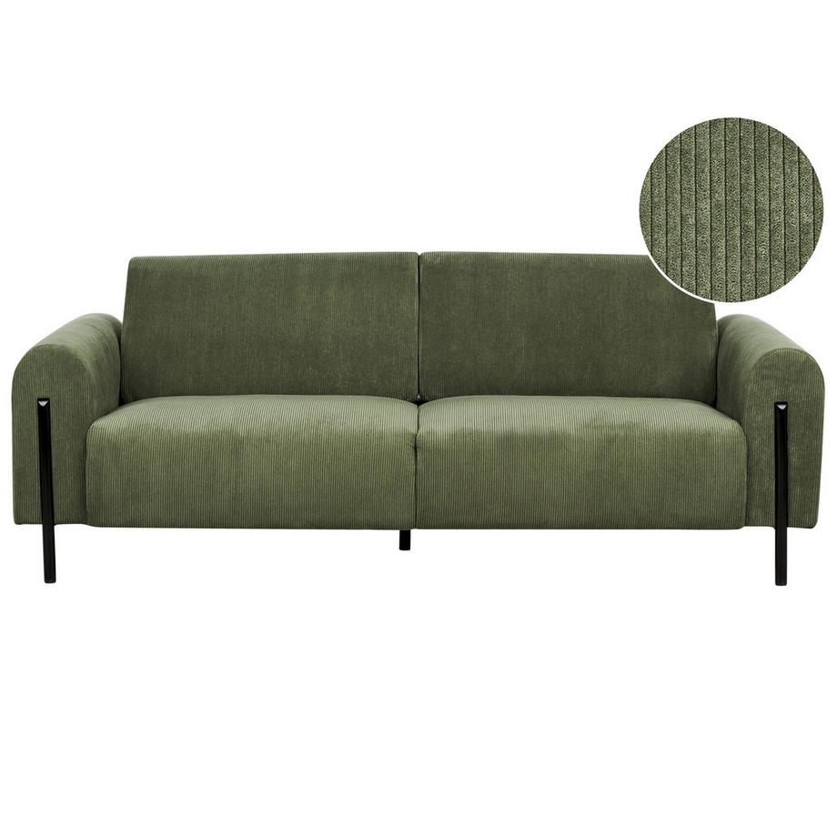 3 Sitzer Sofa aus Cord Retro ASKIM
