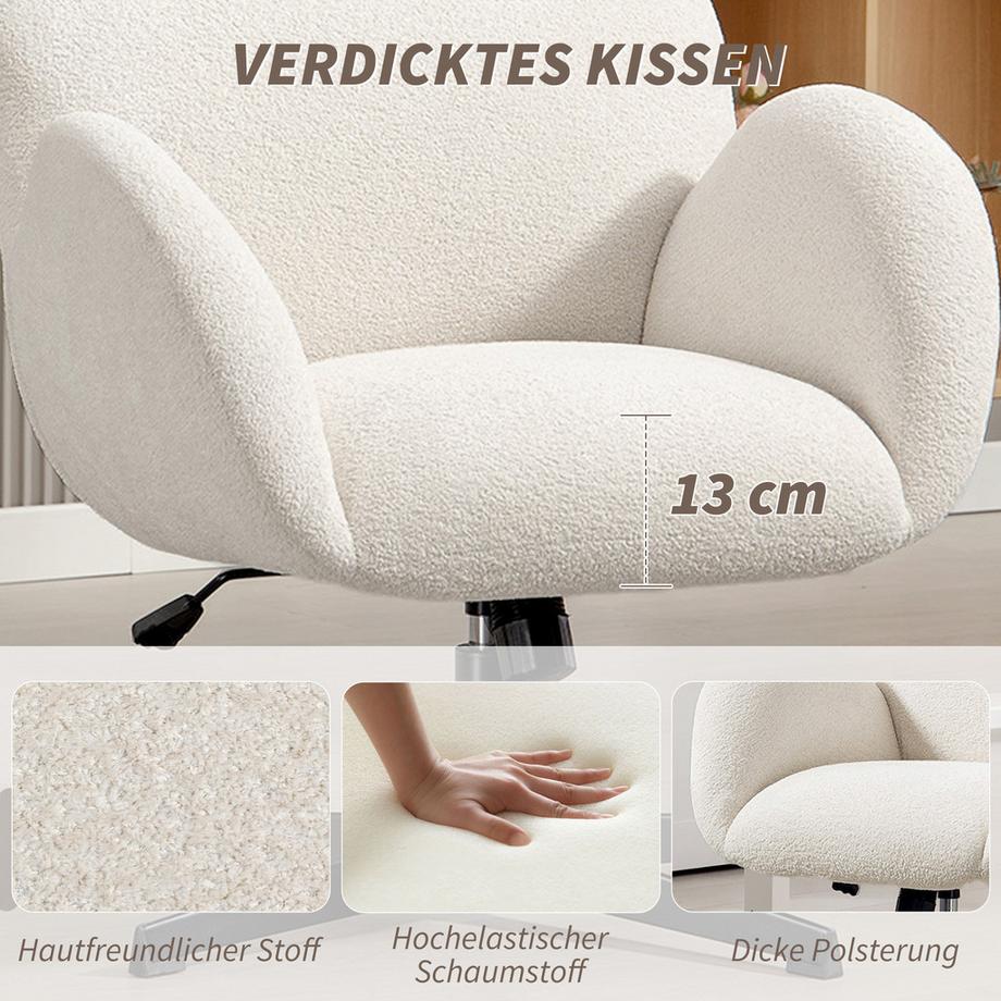 HOMCOM chaise de bureau  