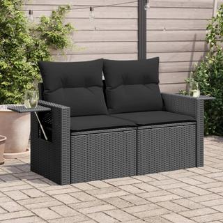 VidaXL Canapé de jardin rotin synthétique  