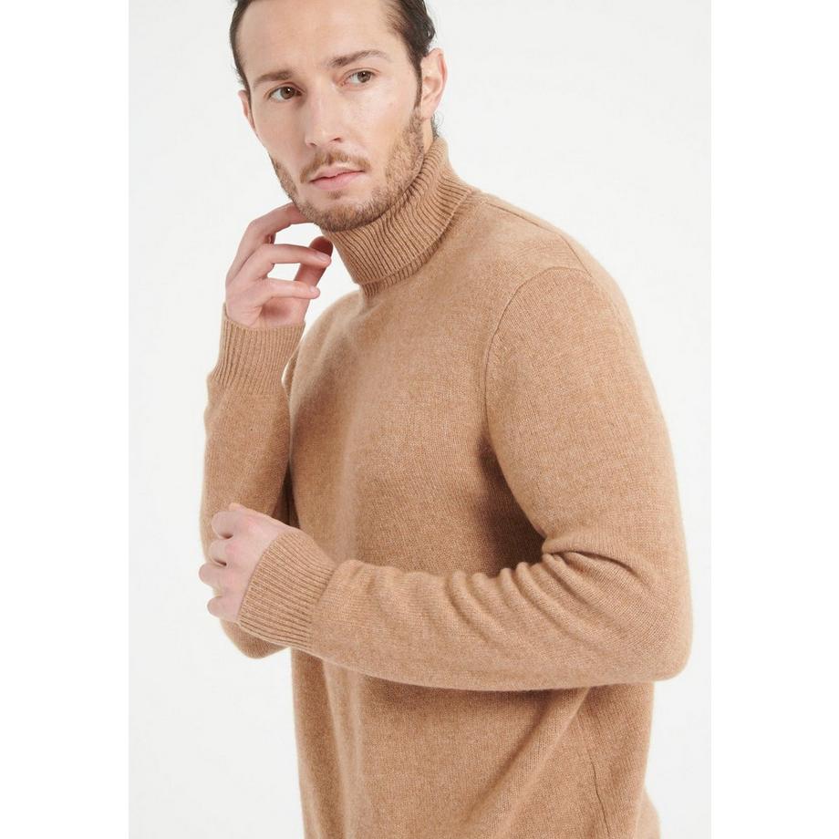 Studio Cashmere8 LUKE 15 Pull col roulé 4 fils Cachemire  