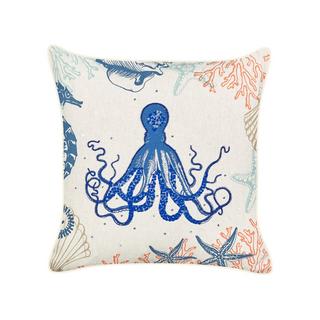 Beliani Coussin en Lin Moderne ACROPORA  