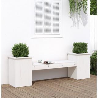 VidaXL Banc avec jardinière bois de pin  