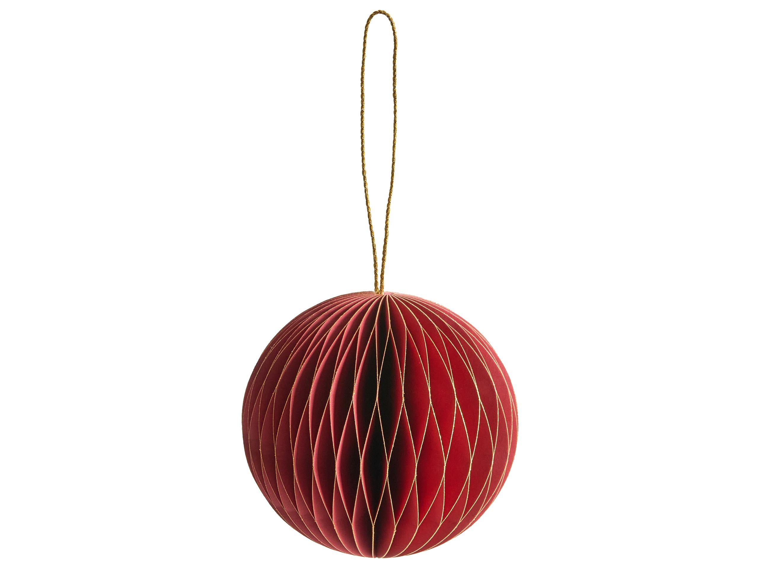 Beliani Set di 18 decorazioni per l'albero di Natale en Carta Classico SUSA  