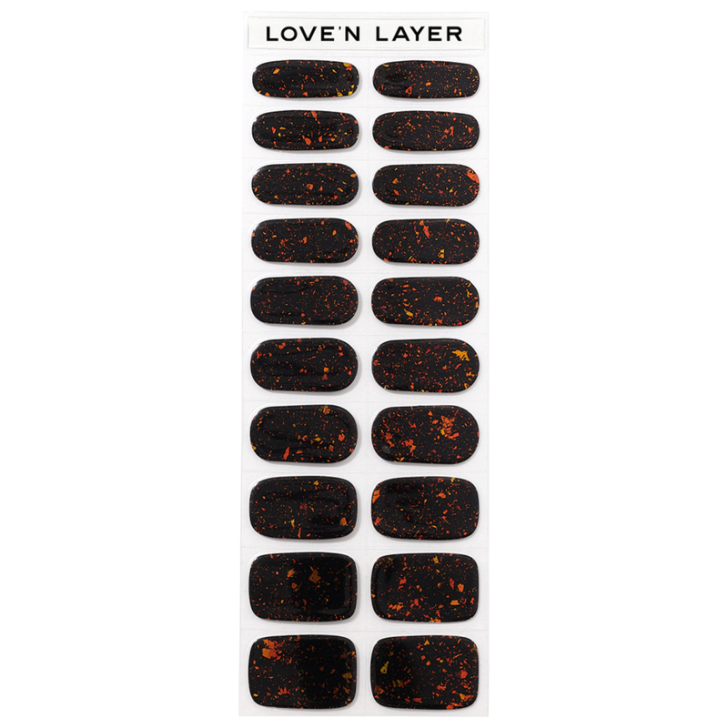 Lovenlayer  Autocollants pour ongles Space Golden Brown 