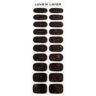 Lovenlayer  adesivi per unghie Autocollants pour ongles Space Golden Brown 