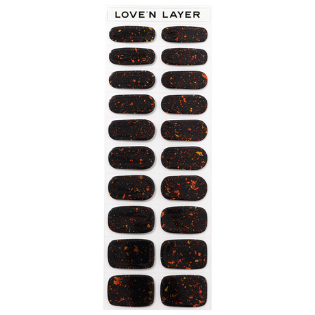 Lovenlayer  adesivi per unghie Autocollants pour ongles Space Golden Brown 