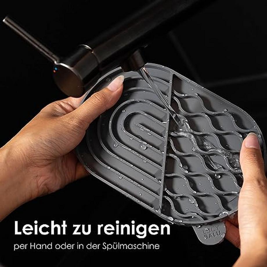 Alopini  Lecken Matte für Katzen | Katze lecken Matte | Slow Feeder für Katzen | Lebensmittelqualität 