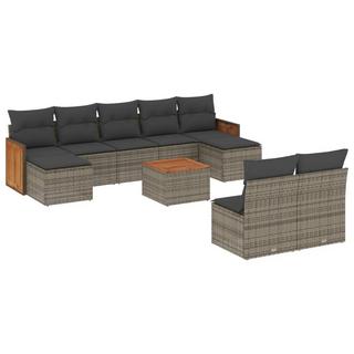 VidaXL Garten sofagarnitur poly-rattan  