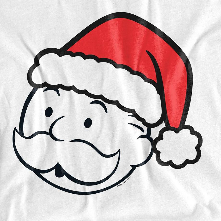 Hasbro  Maglietta Mr Monopoly Cappello Da Babbo Natale 