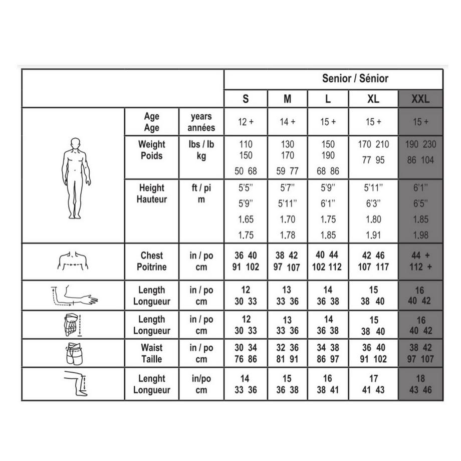 OROKS  Guanti uomo hockey su ghiaccio poliestere 