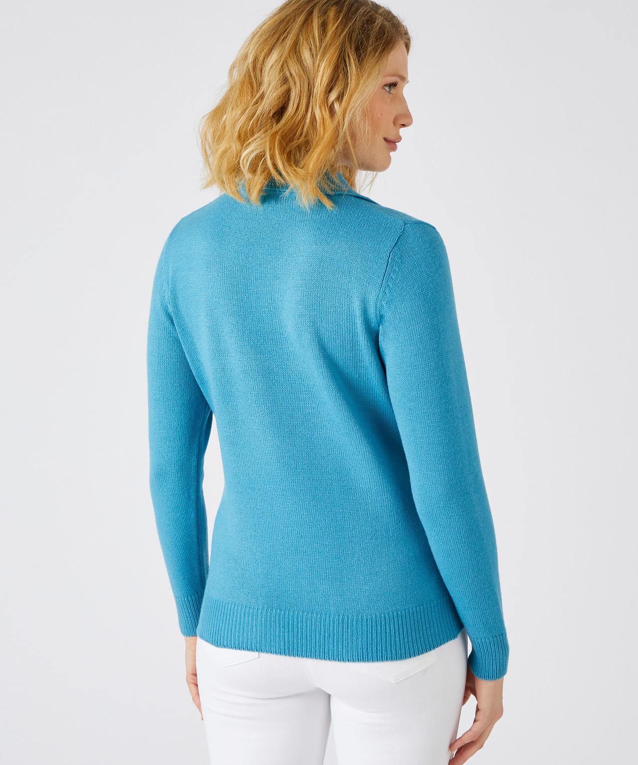 Damart  Pull col polo maille jersey souple. 