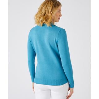 Damart  Pull col polo maille jersey souple. 