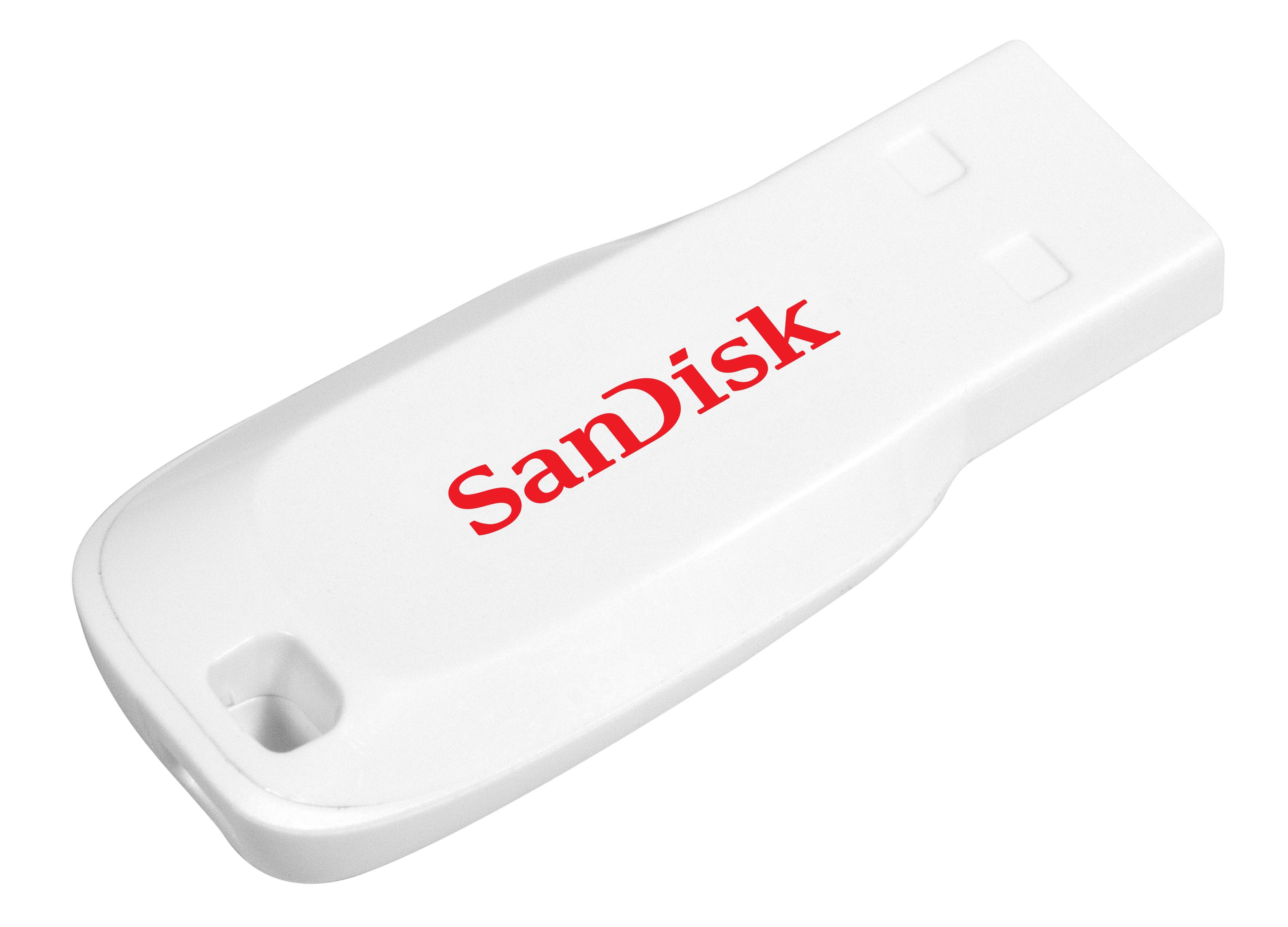 SanDisk  SanDisk Cruzer Blade USB-Stick 16 GB USB Typ-A 2.0 Weiß 