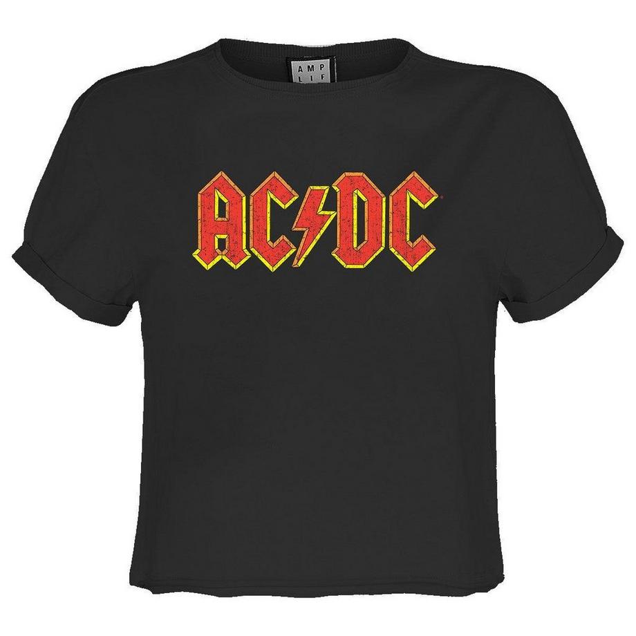 Amplified AC/DC Logo Kurzes Top  
