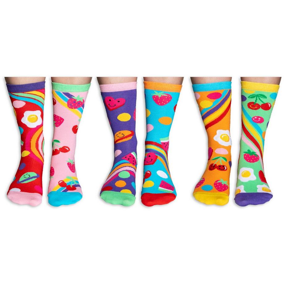 United OddSocks Chaussettes dépareillées Pick and Mix lot de 6  
