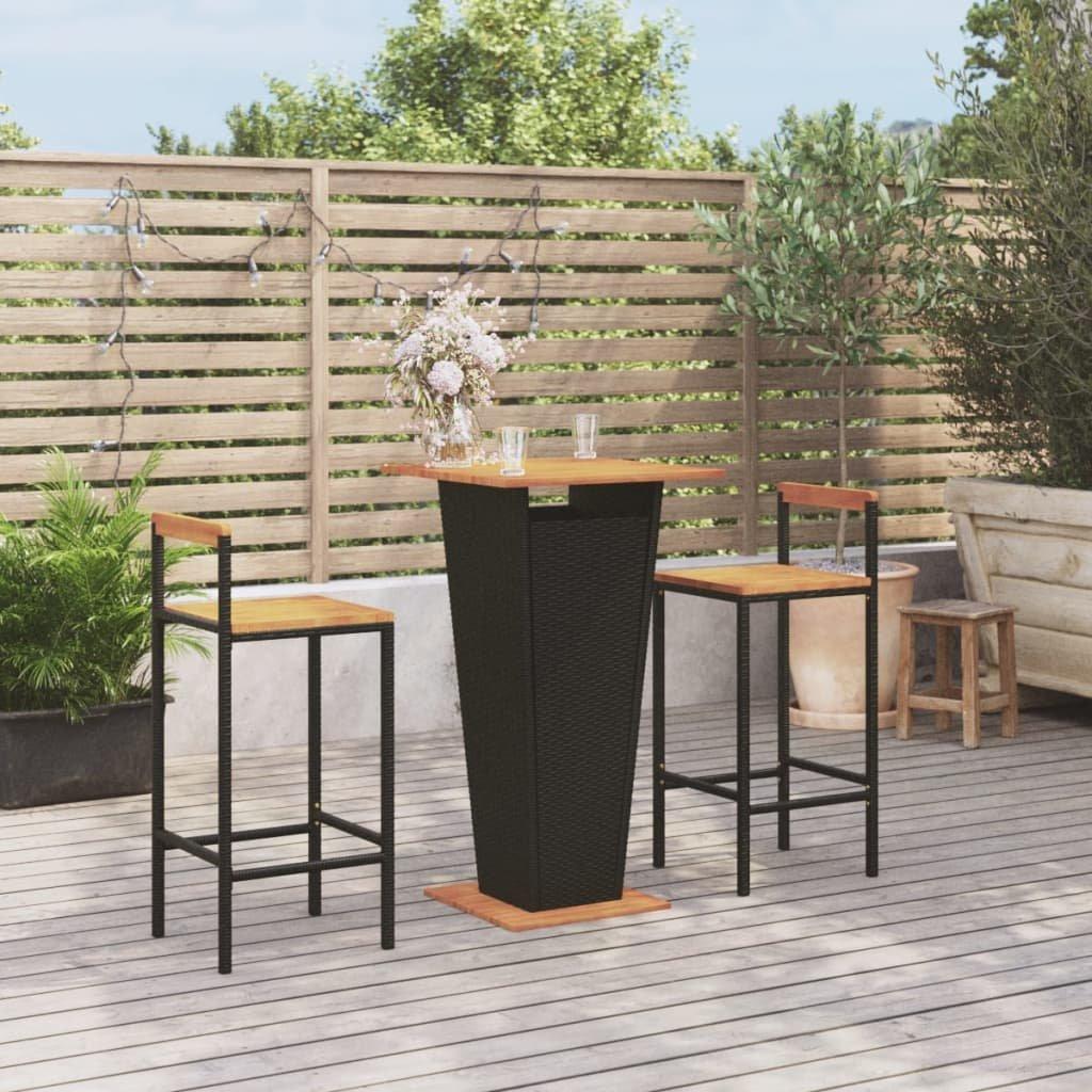 VidaXL Gartenbar set poly-rattan  