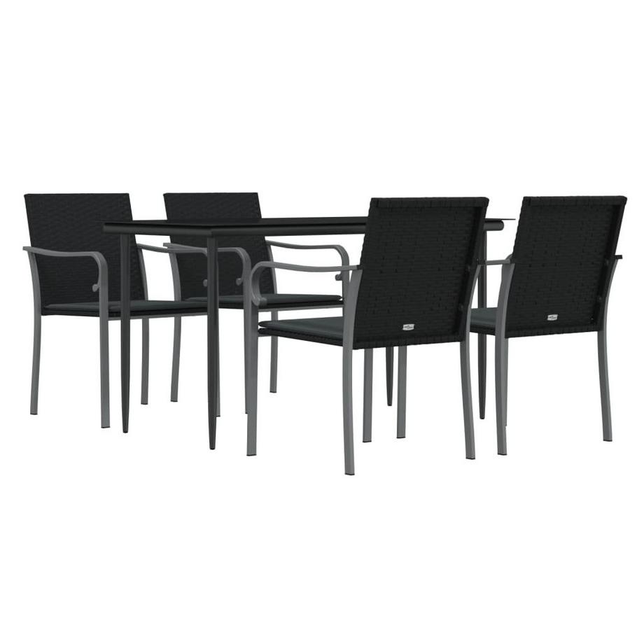 VidaXL set da pranzo da giardino Polirattan  