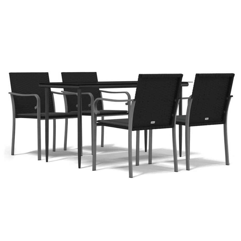 set da pranzo da giardino Polirattan