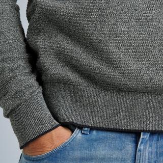 PME Legend Maglione in cotone mouliné scollo a V  