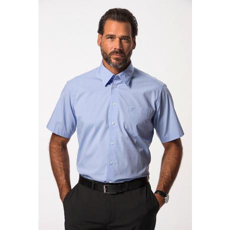 JP1880  Chemise Business à manches courtes, col Vario, coupe Comfort Fit, EasyCare bleu clair 